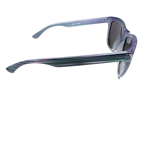 Torch Eyewear HotTea Sunglasses Grey Tortoise Zebra Frame Italian Polarized Lens main image 9